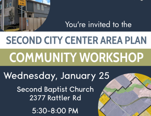 January 25: Second City Center Area Plan Workshop
